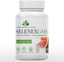 Selenex GSH | Migliore per la produzione di Glutathione | 60 Capules| NAC 600mg, SelenoExcell® Selenium 200mcg, Red Orange Complex 100mg
