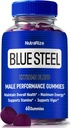 Gummie in acciaio blu per gli uomini, Nutrizione quotidiana per aumentare la fiducia e la salute generale, Tutti i supplementi naturali per sostenere le prestazioni del picco, pancia maschile ufficiale, BlueSteel Recensioni (60 Gummies)