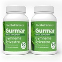 Herbsforever Gurmar Capsules – Gymnema Sylvestre – Integratore di erbe – 90 capsule (Pack of 2)
