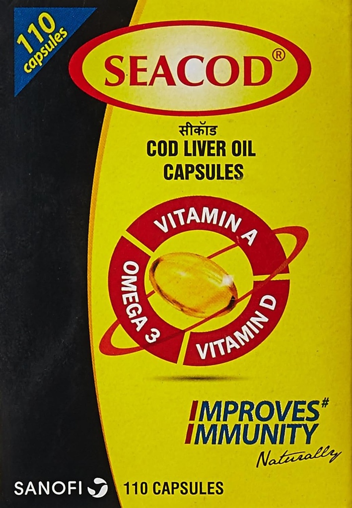 Merck SevenSeas Original Cod Liver Oil Capsules- 500 Pezzi - Spedizione gratuita EXPEDITE (2)