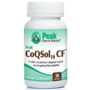 Peak CoQSol10 CF - 100% cristallo-Free Ubiquinol CoenzymeQ10 per una maggiore biodisponibilità - Ubiquinol CoQ10 - Energia naturale Booster - Supporta l'immunità, il cervello e la salute del cuore (30 Softgels)