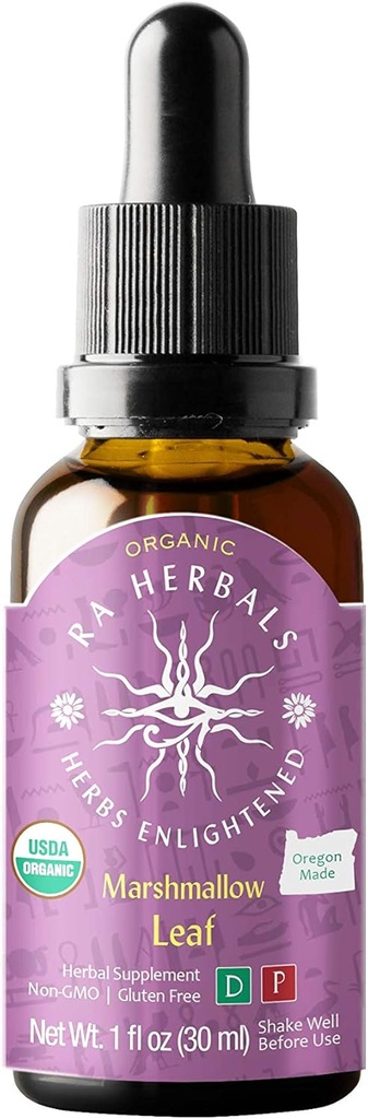 Estratto di liquido della foglia di Marshmallow organico di erbe - supporto naturale - 1 fl oz