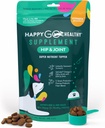 Hip & Joint Supplements for Dogs | Aiuta il supporto Joint Health & Mobility per il recupero e i cani anziani | Ingredienti naturali, Tasty Kibble Dog Food Topper | 60-Count Pack