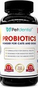 Probiotici per cani e gatti 17 Streghe batteriche 73 Billion CFU supplementi di polvere per cani Cura dentale Salute Cappotto della pelle di digestione e supporto per l'immunità -90g