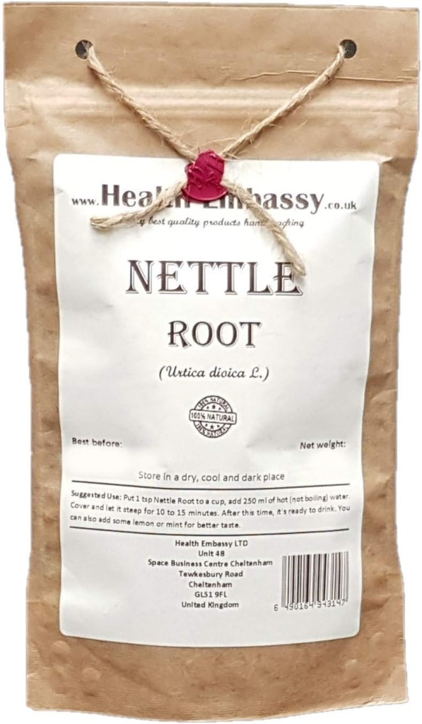 Ambasciata di salute Nettle Root (Urtica dioica) 100% naturale (50g)