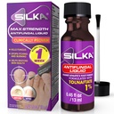 SILKA Liquido antimicotico ad alta resistenza per la salute delle unghie con il applicatore della spazzola, Risultati in 1 settimana, Trattamento del fungo per unghie danneggiate, Trattamento del piede dell'atleta, Tolnaftate 1% 0.45 Fl Oz