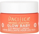 Pacifica Glow Baby Brightening Eye Cream – Vitamina C Under Eye Cream per Dark Circles & Puffiness, Caffeine-Infused Eye Brightener per Tired Eyes Fragrance-Free 0.5 oz Clean Vegan Dermatologist Tested