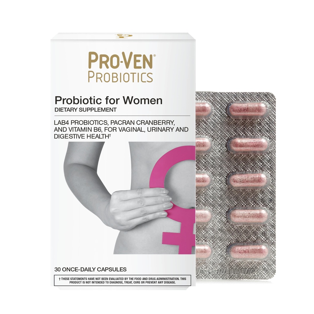 Probiotici per le donne | 17.5 miliardi di CFU | Vaginale, tratto urinario & salute digestiva | Lactobacillus acidophilus, mirtillo & vitamina B6 | 30 capsule | Vegetariano, Gluten Free & Lactose Free