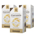 Solgar Full Spectrum Curcumin - 60 LiCaps, Confezione da 3 - Assorbimento Superiore - Cervello, Joint & Immune Health - Non-GMO, Vegan, Gluten Free, Dairy Free - 180 Total Servings