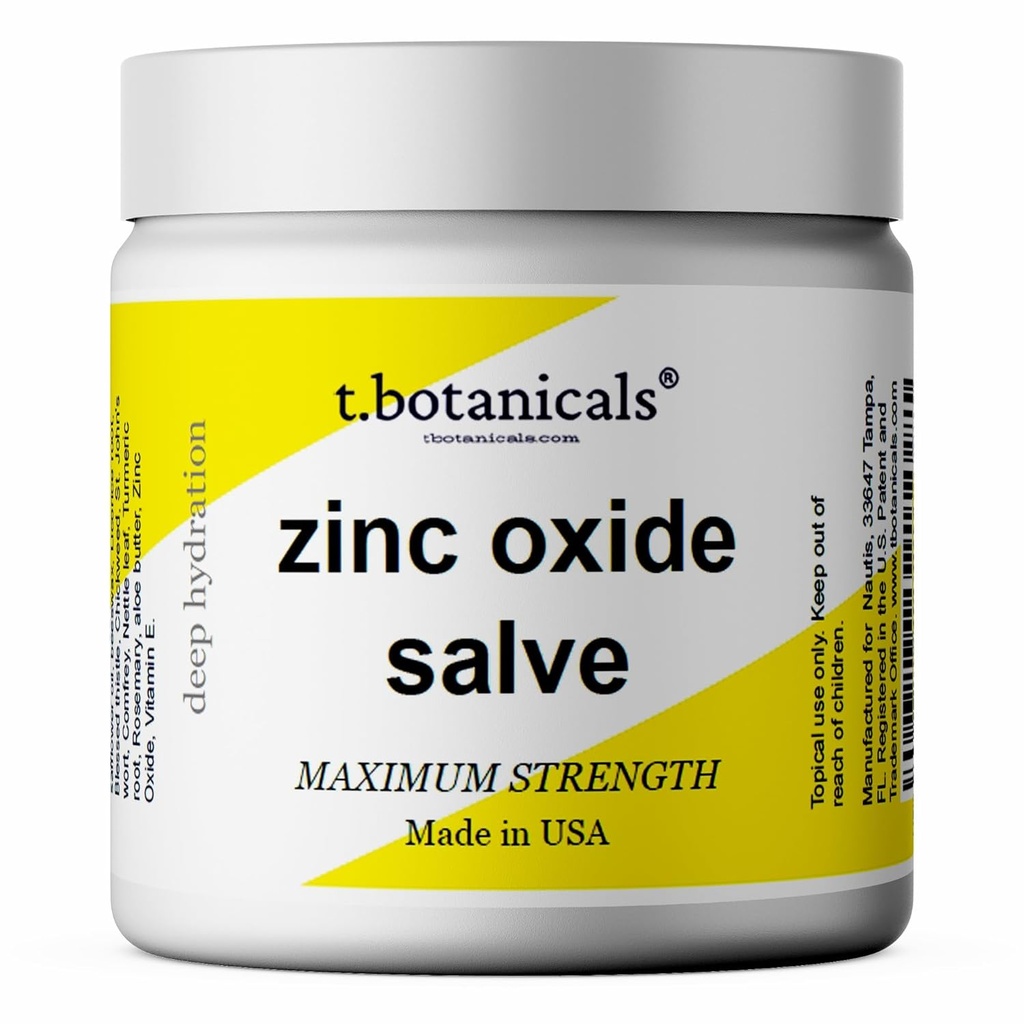 Ossido di zinco, TSW Zinc Balm, Zinc Oxide Salve, Rilievo rilassante, Unguento naturale Made in USA