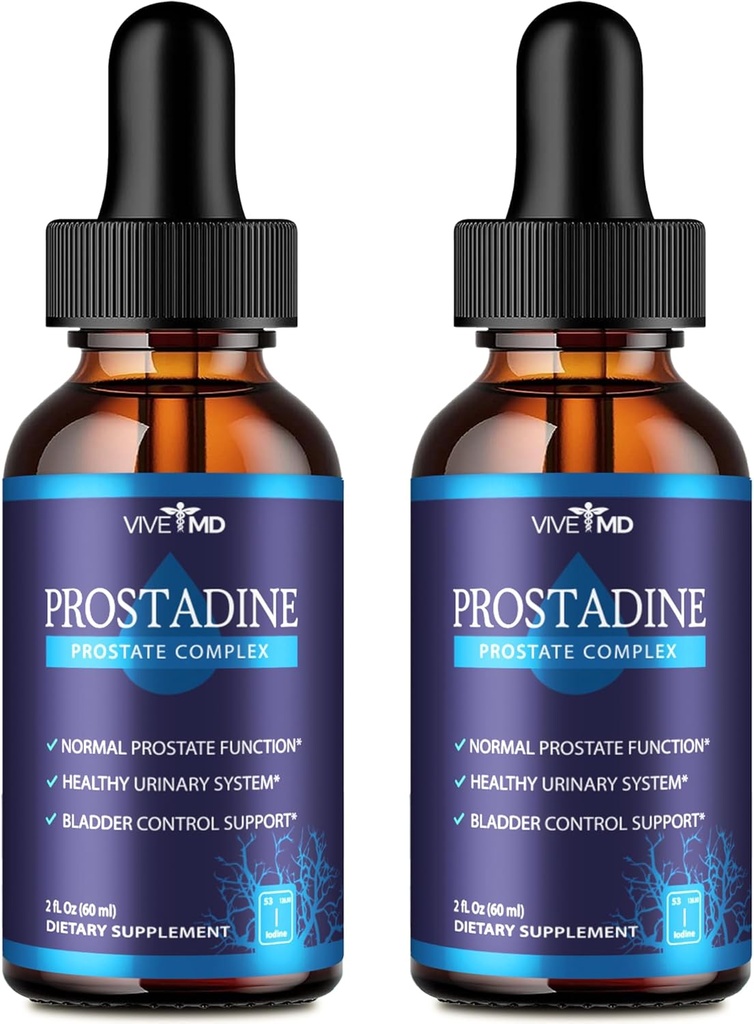 Vive MD Prostadine Drops for Prostate Health, Bladder Urinating Issues - Prostadine Official Drop Formula for Extra Strength with Pomegranate - Prostadine Recensioni (Package of 2)
