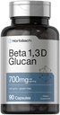 Horbäach Beta Glucan 1 3D 700 mg | 90 capsule | Beta 1,3, 1,6 D Glucan | Non-GMO, Gluten Free Supplement