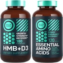 WILD FUEL HMB con vitamina D3 e aminoacidi essenziali supplemento potere e recupero Bundle