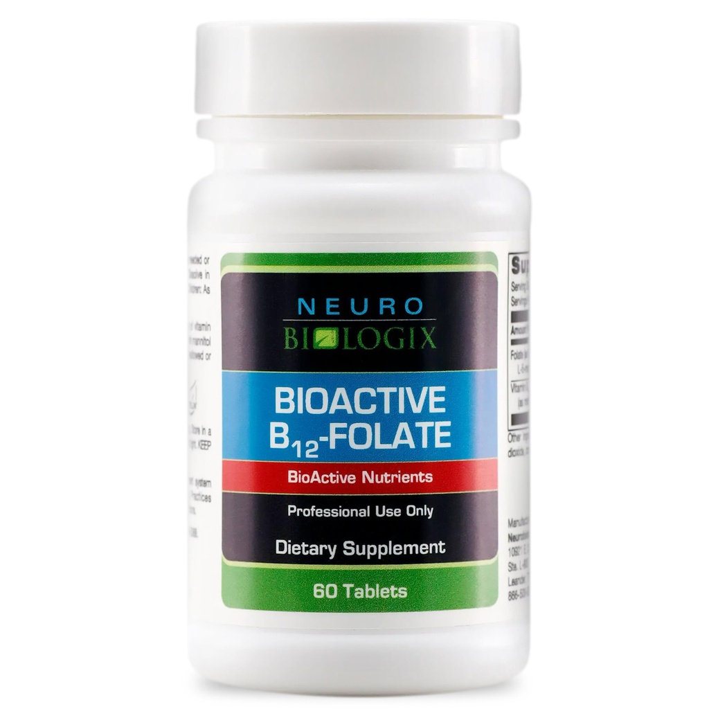 B12 Folate - Methyl Folate Supplemento al supporto Methylation & Vital Body Functions – Con Biodisponibile B12 (metilcobalamin) & Folate (Metafolin® 5-MTHF) per l'assorbimento migliorato - 60 Tabs