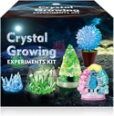 UNGLINGA Crystal Growing Experiment Science Kits for Kids, S.T.E.M Progetti Imparare Giocattoli Educativi Idee Regali per Ragazzi Ragazze, Crescere 5 Cristalli Vibranti Fare Kit