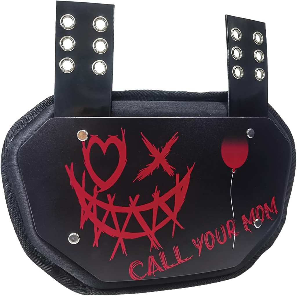 Sports Football Back Plate Football Backplates for Shoulder Pads Football, Rear Protector Lower Back Pads for Football Players, Lower backs sarà sicuro ed elegante con questo robusto backplate.