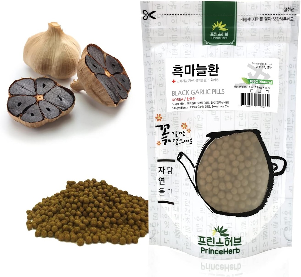 Pillole naturali di aglio nero naturale 흑 환 환 (4oz)