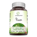 Incredibile India Neem (Made with Natural Neem Leaf) 500 mg Veggie Capsule Supplemento | Non-GMO | Gluten Free | Made in USA | Adatto per vegetariani (240)