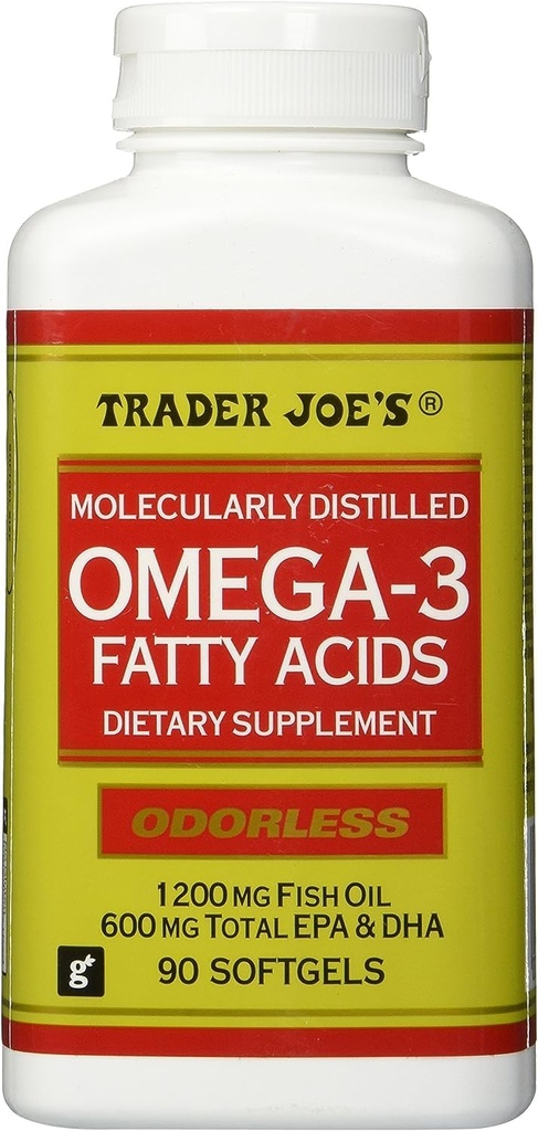 Trader Joe's Molecularly Distilled Omega-3 Grassty Acids Integratore alimentare