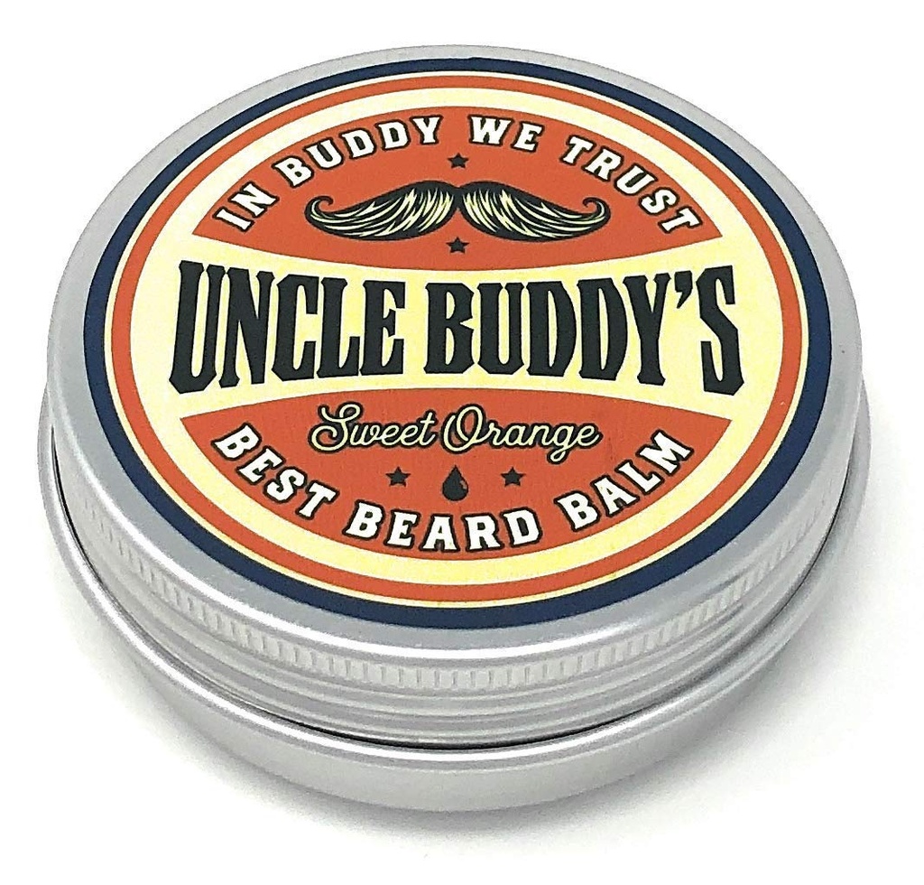 Best Sweet Orange Beard Balm Leave-In Condizionatore per il controllo e lo stile, promuove la crescita e la salute del cuscinetto, 2 oz