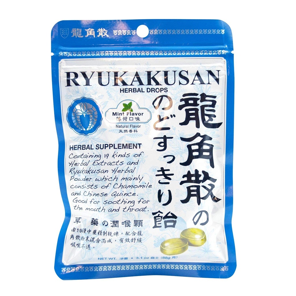 Ryukakusan Mint Flavor Gocce di erbe (Supporti Throat, Mouth, Upper Respiratory) (32 gocce) (Solstice)