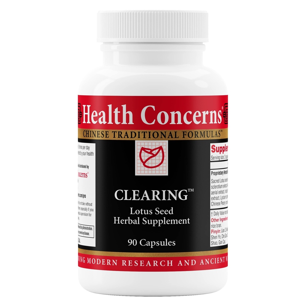 Salute Preoccupazioni Cancellazione – Tratto urinario e supporto per la salute riproduttiva per le donne – Lotus Seed Herbal Supplement – Detox, Vaginal Health, UTI Support – Formula tradizionale cinese – 90 capsule