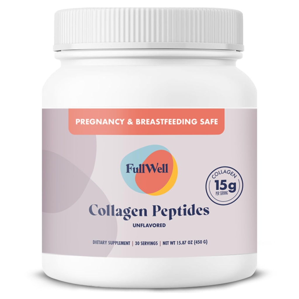 Peptidi di collagene idrolizzati completamenteben nuovi, allattamento al seno e gravidanza sicura polvere di collagene erba-feed per le donne, 15g Collagene non aromatizzato, 30 Serve