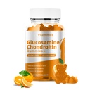 Glucosamina Condroitin Gummies con MSM & Elderberry Extra Strength - Supporto congiunto, Antiossidante Integratore di Supporto Immune per Adulti, Men & Donne Minerali, coenzima Q10, DHA - 60 Gummie Arancione