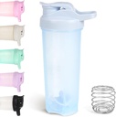 D.Y.A 24oz Shaker Bottiglia,Leak Proof Sports Shaker Cups for Protein Shakes, Bottiglia per pre allenamento e viaggio per andare,BPA Free & Easy Clean Protein Shaker Bottiglia,Blue