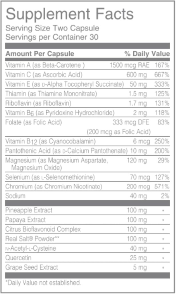 NU SKIN Pharmanex OverDrive Sports Supplement | Advanced Recovery | Energy Metabolism Support for Athletes | B Vitamins | Antiossidanti | Enzimi proteolitici | Vitamina E, Vitamina A, Vitamina B12