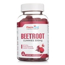 Gummies di barbabietola 300mg - per il supporto della circolazione sana * -Natural Mixed Fruit Flavor Non OGM Vegan-Beet Chews- 90 Count