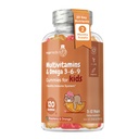 maxmedix Kids Multivitamin Gummies con Omega 3 6 9 - 120 Gummies (60 Serve) - Essential Kids Vitamina A, C, D & B12, Minerali & Nutrienti - Natural Raspberry & Orange Flavor - Terzi Testati