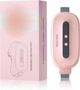 Pad riscaldante per le cassoni di periodo, Pad riscaldante portatile senza fili con 3 livelli di calore e 3 modalità di massaggio, Regali di festa delle madri per la figlia della moglie della mamma, Rosa