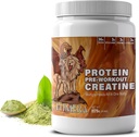 CHIMERA All-in-One Protein & Pre-Workout Powder - Proteine 36g, Creatina 3g, Non OGM, Senza zucchero, Basso Sodio, Caffeina naturale da Matcha, Senza aromi artificiali