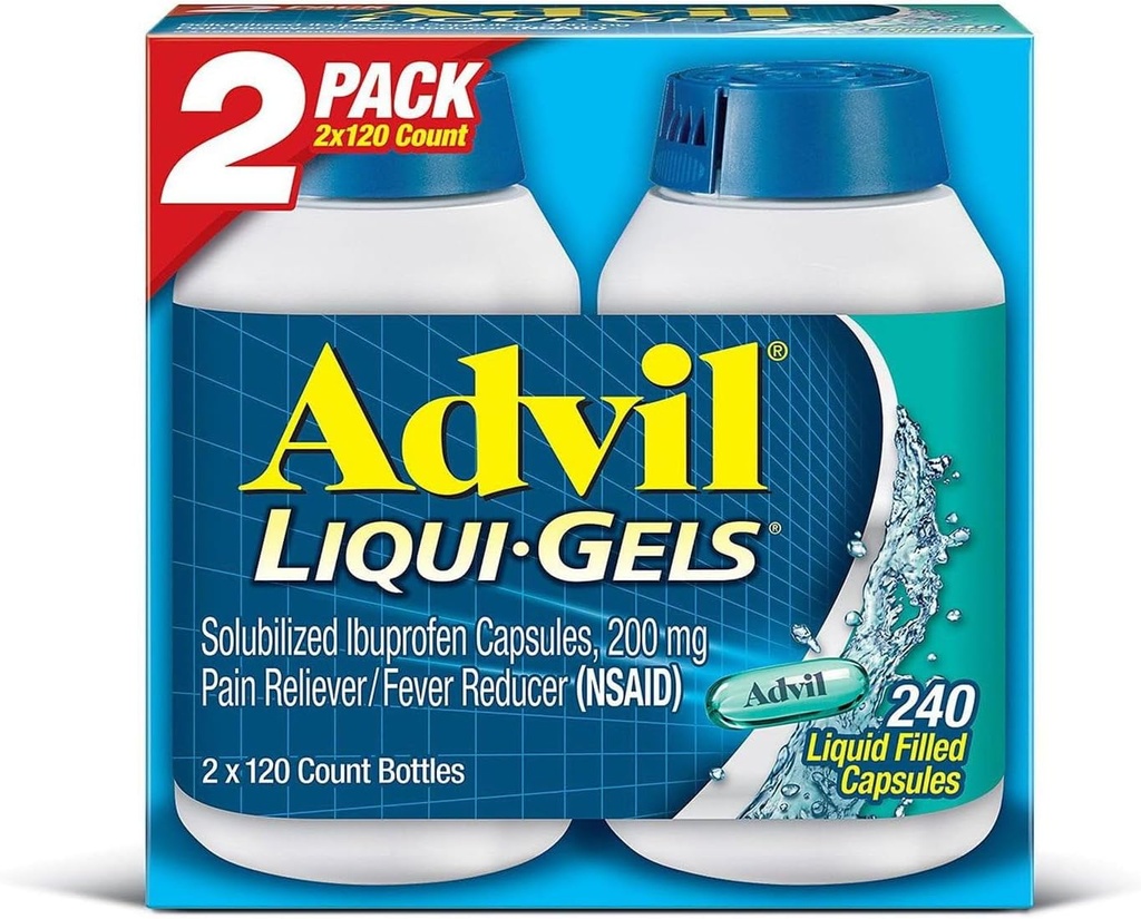 Advil Liqui-Gels (2pk, 120 conte)