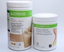 HERBALIFE (Duo) Formula 1 Miscela nutrizionale sana di farina (Cafe Latte) con polvere proteica personalizzata