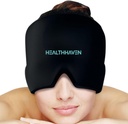 360 °Migraine Headache Relief Cap, Cooling Gel cappello Head wrap per emicrania, Tensione, Stress & Hangover, caldo e freddo Terapia, Soothing Headache hat