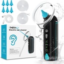 iTHERAU Wash Ear Cleaner Water Powered Ear Cleaner Kit elettrico per la pulizia dell'orecchio con 4 modalità di pressione Kit di lavaggio sicuro e efficace per irrigazione dell'orecchio con 6 ugello a spruzzo
