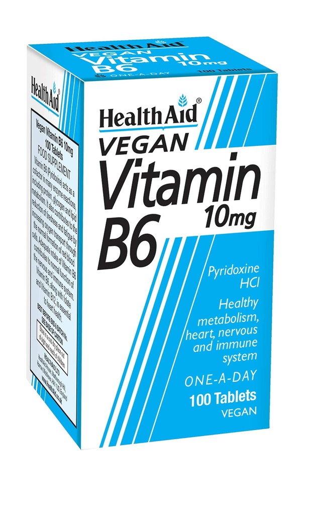 Vitamina B6 (Pyridoxine HCl) 10mg 100 compresse