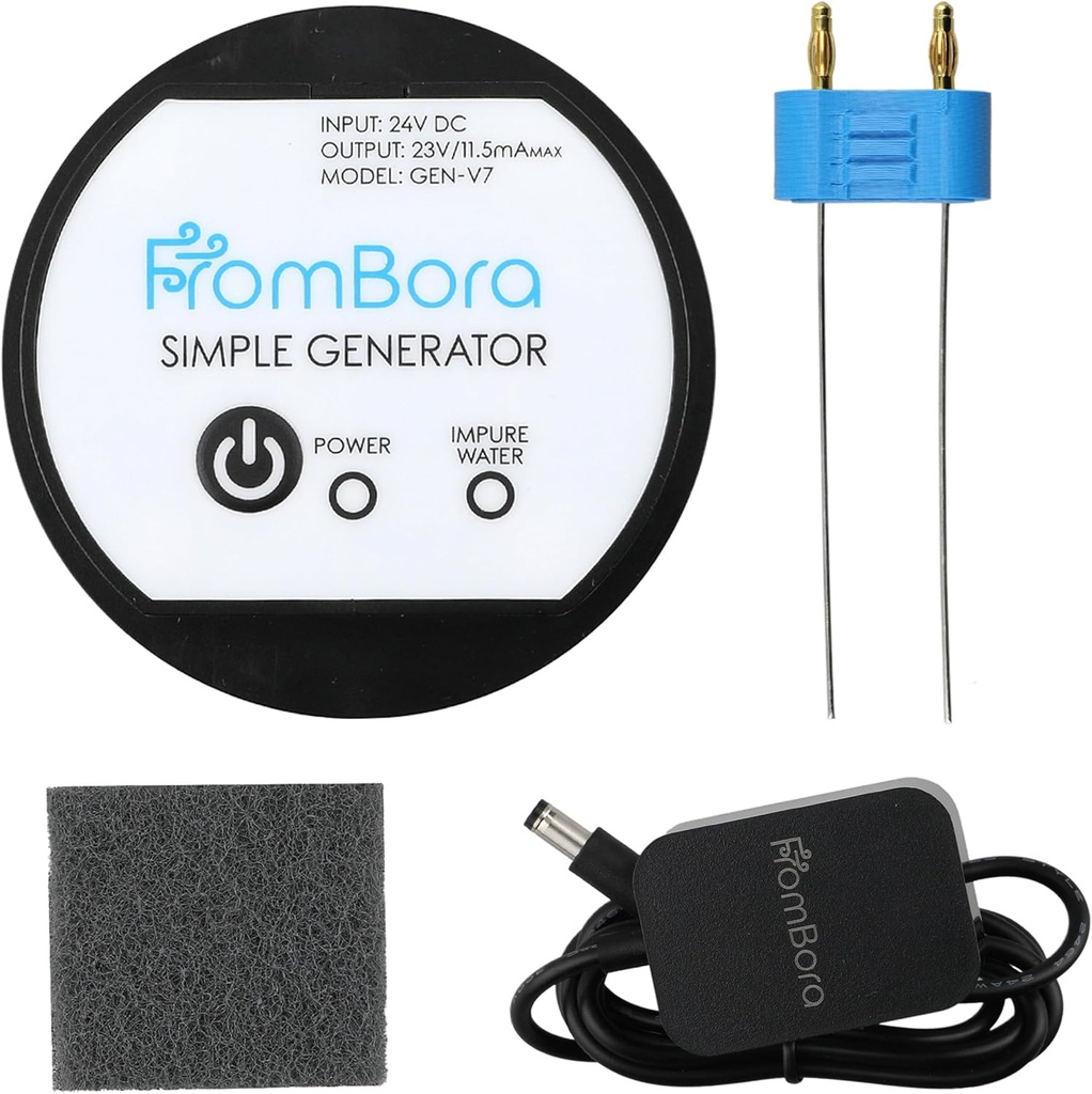 Colloidale Silver Generator Kit – 99,99% (Ag) Rods, TDS Meter Colloidal Silver Machine, Indicatore dell'acqua di Impure, Macchina Ionizzatore dell'acqua per la casa, Borsa da viaggio, Basic