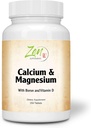 Integratori Zen - Hi Potency Calcium & Magnesio con D3 & Boron per l'assorbimento potenziato, Supporta la salute e la densità di ossa 250-Tabs