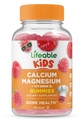 Magnesio del calcio dei bambini e Gummies della vitamina D | Grandi Gummies del calcio dei bambini di degustazione | per la salute dei denti e dei ossa | Integratori di resistenza del Bone per i bambini | 90 Gummies
