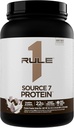 Regola 1 Fonte 7 Proteine – Decadent Flavor, Velvety Smooth Texture, 22g Anytime Protein e 10g Naturally Occurring EAAs Per Serving da 7 Premium Sources (1.8 Pounds*, Cookies & Cream)