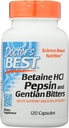 Miglior Dottore, Betaine HCL Pepsin & Gentian Bitters