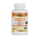 Natural's Lab Curcumin C3 Complex 1000mg - Estratto di curcuma 1000mg & BioPerine 5mg Standardizzato al 95%, Promuove Cardiovascolare, Immune, Joint, Salute della pelle - 120 capsule (alimentazione di 60 giorni)