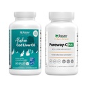 Jigsaw Health Bundle | Alaskan Cod Liver Oil, 180 Softgels, e Pureway-C Plus, 120 capsule