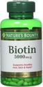 Bounty Biotin 5000 mcg, 60 compresse di dissolve rapida (Pack of 2)