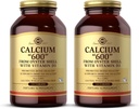 Solgar Calcium 600" - 240 compresse, Confezione da 2 - da Oyster Shell con Vitamina D3 - Non OGM, Gluten Free, Dairy Free - 240 Total Servings
