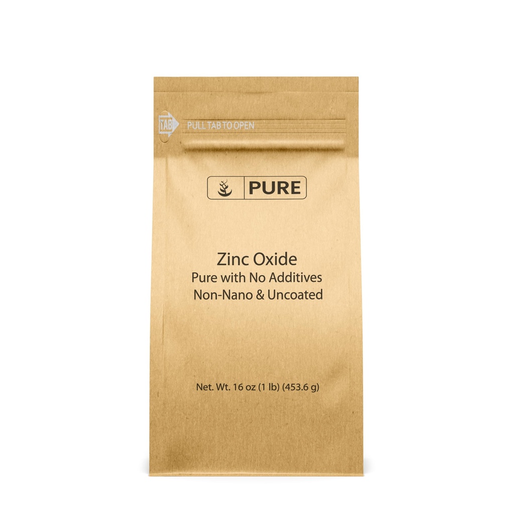 Ingredienti originali puri Ossido di zinco, Imballaggio Eco-Friendly, Non-Nano (1 Pound)