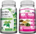 GreeNatr Pure Moringa Oleifera per il potenziamento del mood Plus Menopause Complesso di supporto per i flash caldi, Night Sweats & Mood Swings Relief
